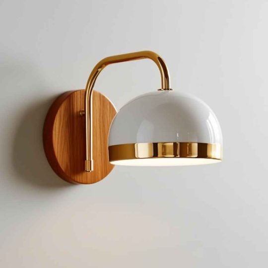 现代感白色墙壁灯-AI工具研究所