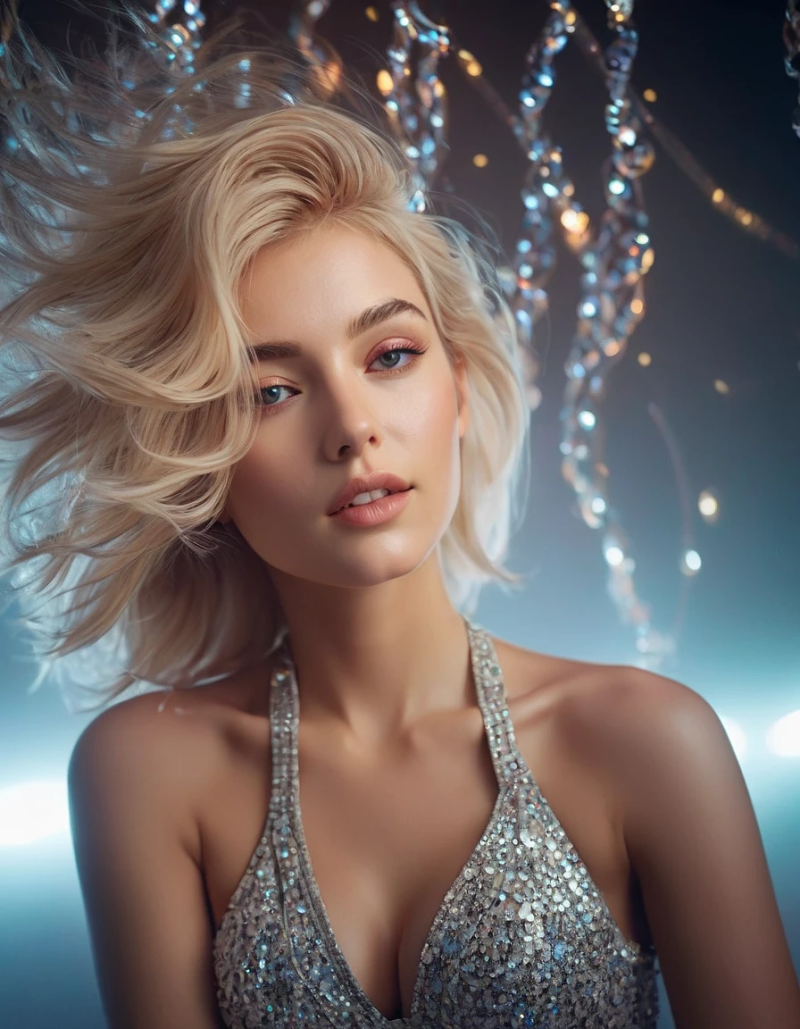 飘逸感的金发女郎-AI工具研究所