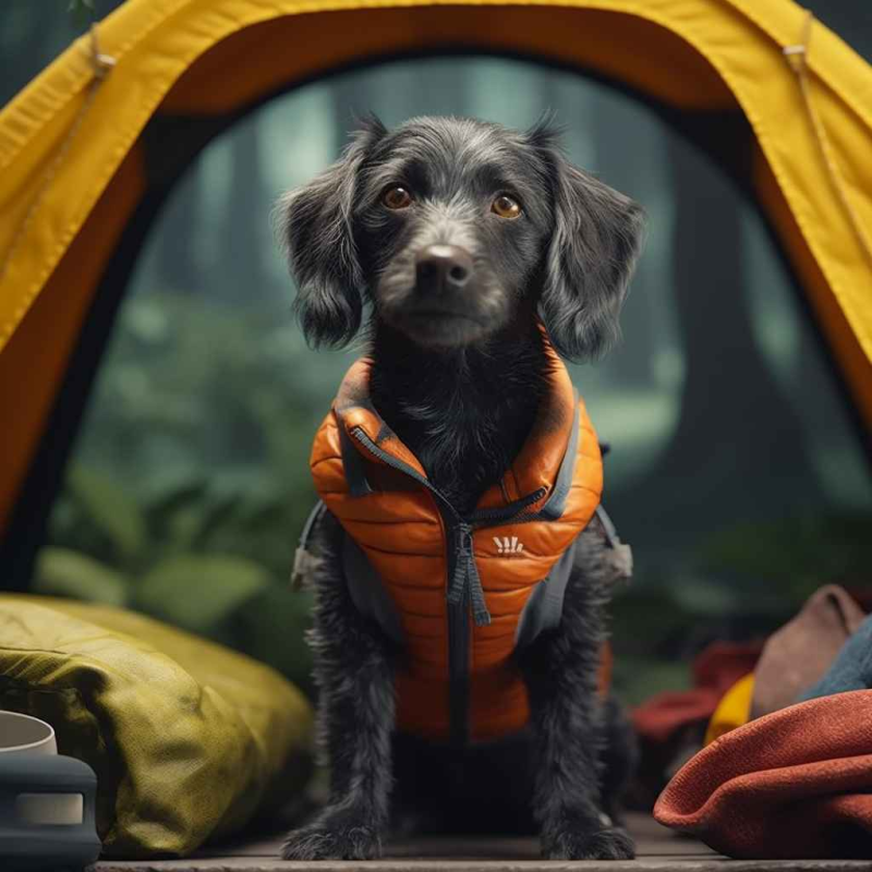 穿着登山装备的狗狗-AI工具研究所