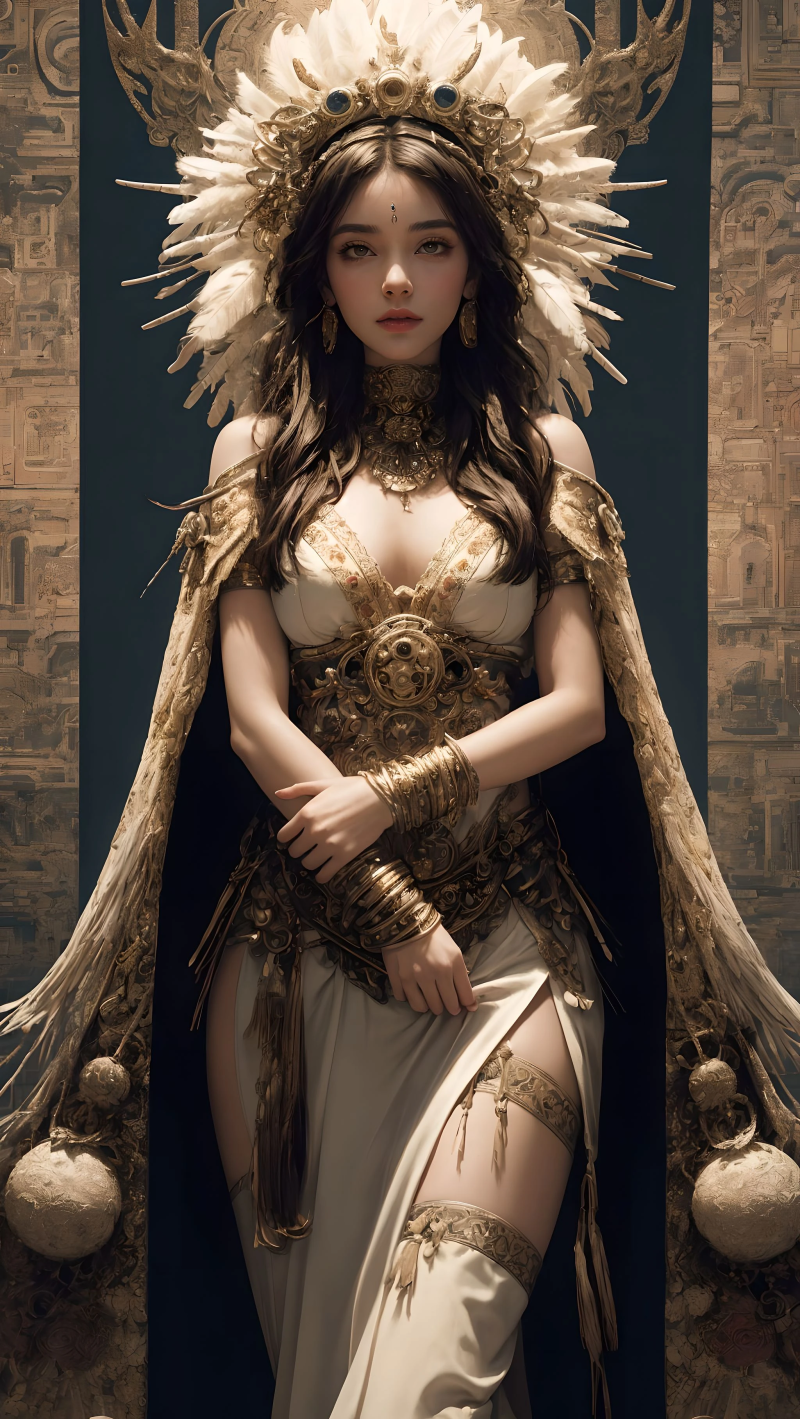 未来科技感的玛雅祭司-AI工具研究所