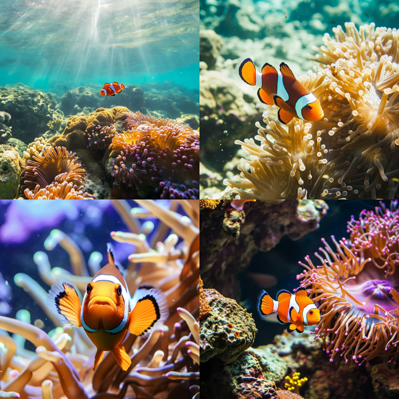 珊瑚中的小丑鱼-AI工具研究所